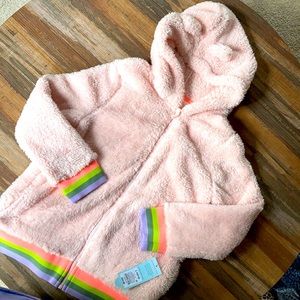 Girl’s Sherpa Zip Up Hoodie